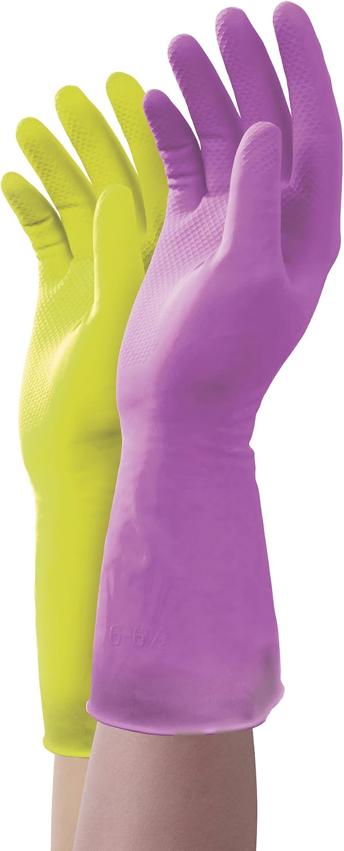 Mr. Clean Duet, Natural Latex, Beaded Cuff, Cotton Flock Lining, Non-Slip Grip by MrClean