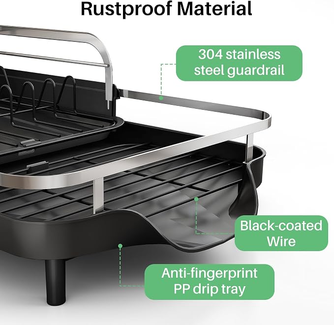 SAYZH Expandable Dish Drying Rack - Image 6