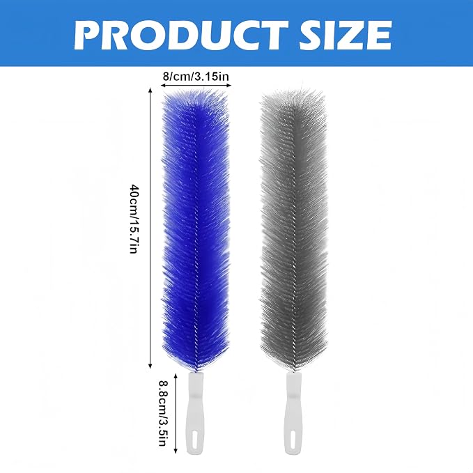 Bendable Microfiber Head, 2026 Fan Cleaner Brush Reusable Dust Remover Washable - Image 7