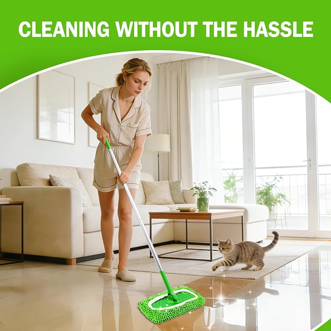 6 Pack Reusable Mop Pads Compatible - Image 8