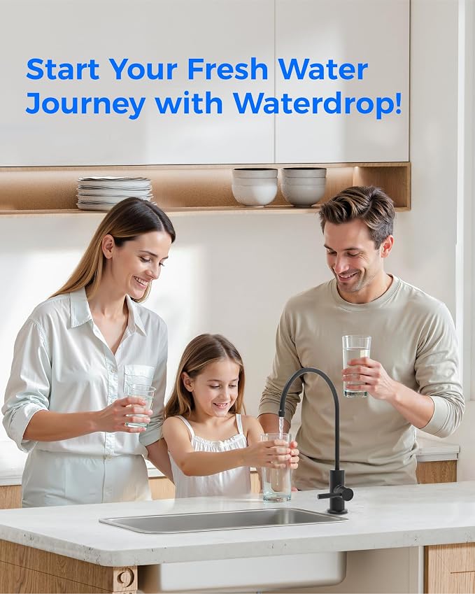 Waterdrop G2FCT-BLK Drinking Water Faucet, NSF/ANSI 372 Certified, 304 - Image 9