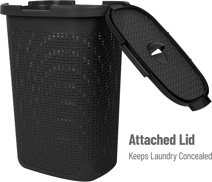 Mind Reader Slim Laundry Hamper - Image 5