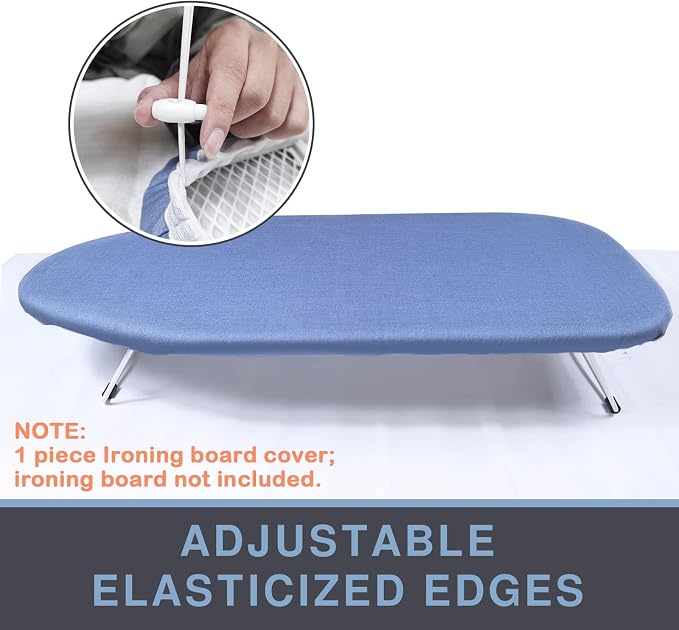 VividPaw Small Ironing Board Cover and Pad 12.5 x 30 Table Top - Image 4