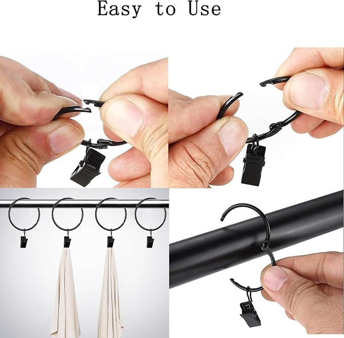 20 Pcs Openable Curtain Rings - Image 5