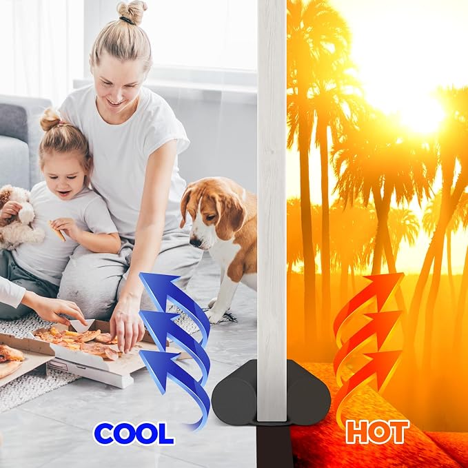 Holikme Under Door Draft Stopper Door Seal Gap Filler Weather Stripping | 32 - Image 3
