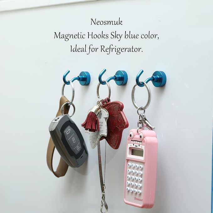 Neosmuk Magnetic Hooks, 30lb Heavy Duty, 10 Pack - Image 2