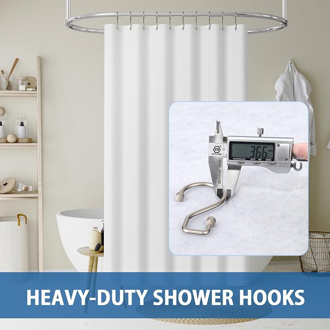 Goowin Shower Curtain Hooks - Image 6