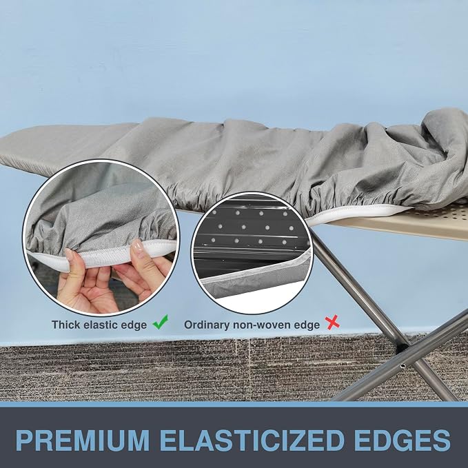VividPaw Ironing Board Cover and Pad, Small Size 13x43, Thick Padding, Elastic - Image 3