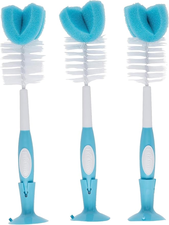 Dr. Brown's Reusable Sponge Baby Bottle Cleaning Brush Set by DrBrowns