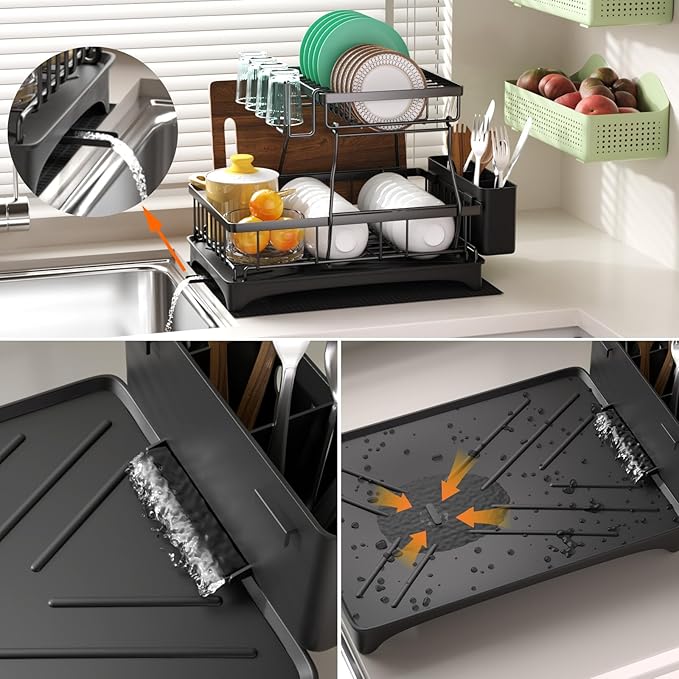 2-Tier Dish Drying Rack - Image 6