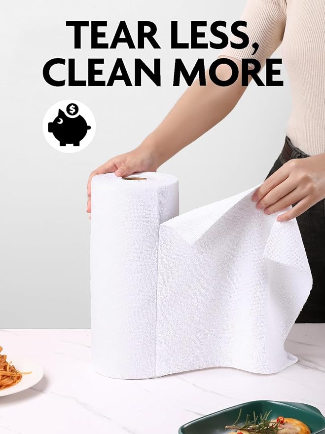 Fantasticlean Microfiber Cleaning Cloth Roll- 30 Sheets, Tear-away Microfiber - Image 3