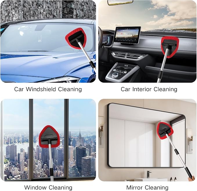 Qydipclin 7pcs Windshield Cleaner Tool Car Window Cleaning Wash Kit - Image 5