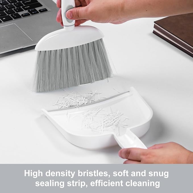 NACENA Small Dust Pan and Brush Set, 2 Pack - Image 6