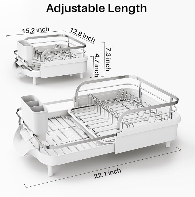 SNTD Expandable Dish Drying Rack - Image 5