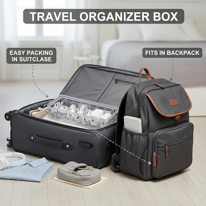 Tatuo 12-Pack Cord Organizer Box - Image 5