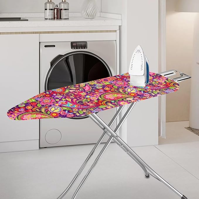 Hippie Peace Symbol Ironing Board Cover 15x48 Ironing Board Cover, Resist - Image 2