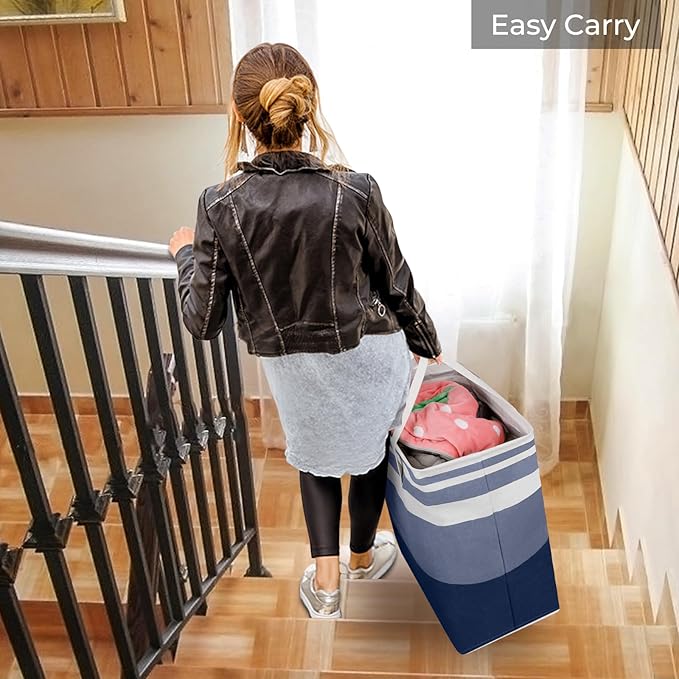 HomeHacks 2 Pack Laundry Baskets, Laundry Hampers Bags | Waterproof, - Image 7