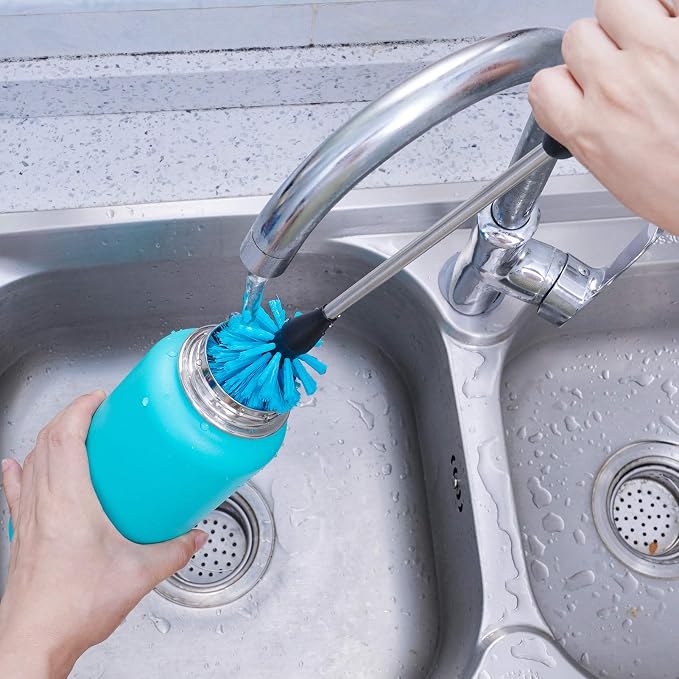 MOSOLAN Stainless Steel Water Bottle Cleaning Scrubbing Brush, 13 in-15 in | 2 - Image 6