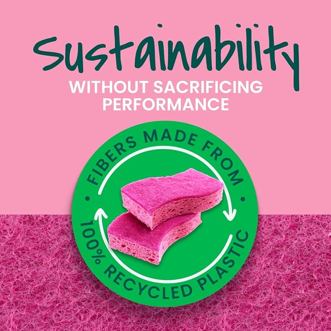 Scotch-Brite Delicate Clean Non-Scratch Scrub Sponge, 3 Pack | Kitchen Sponges - Image 9