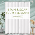 AmazerBath Extra Long Shower Curtain Liner, 72x84 Plastic White Shower Liner by AmazerBath