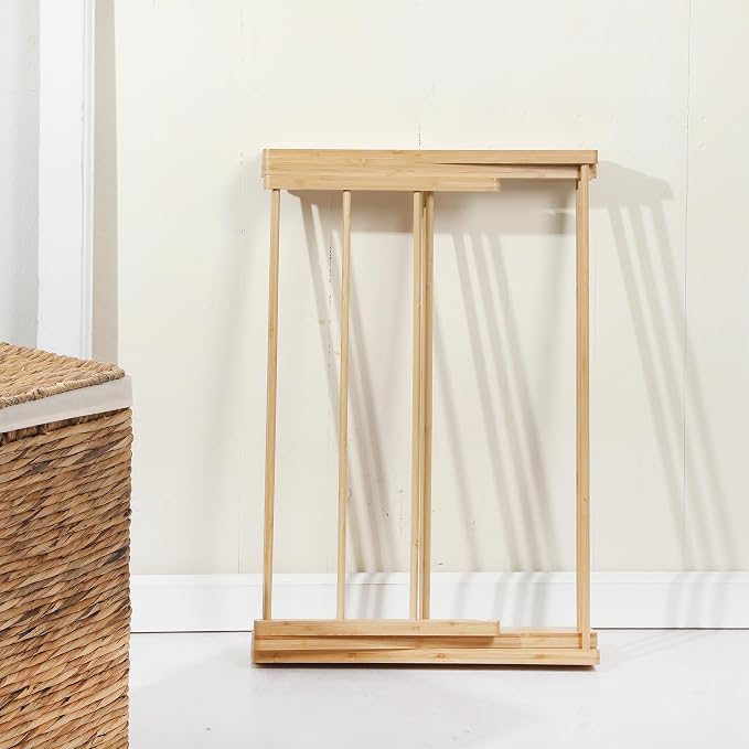 Gibson Home Riverrun Foldable Bamboo Drying Rack - Image 6