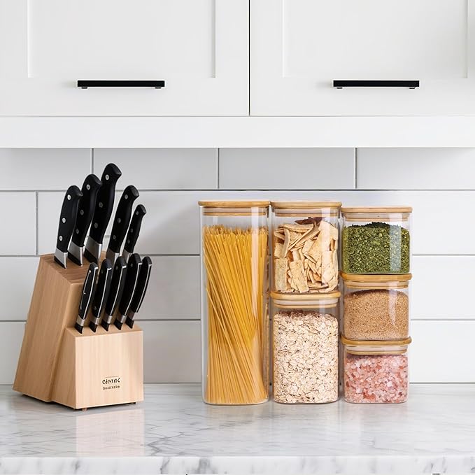 ComSaf Pasta Containers Storage 2.2 Qt, Spaghetti Jar - Image 6