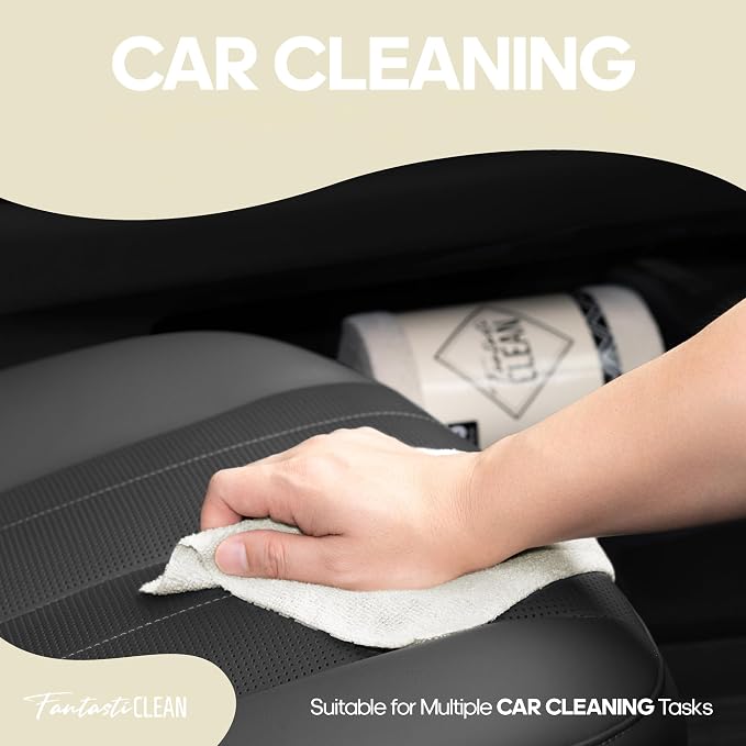 Fantasticlean Microfiber Cleaning Cloth Roll, 60 Pack, Off White - Image 6