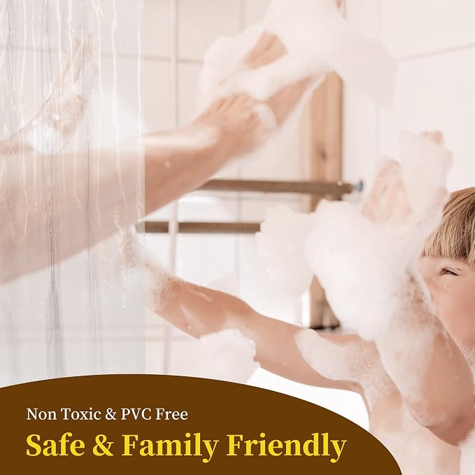 Barossa Design Clawfoot Tub Shower Curtain or Liner Frosted - Image 4