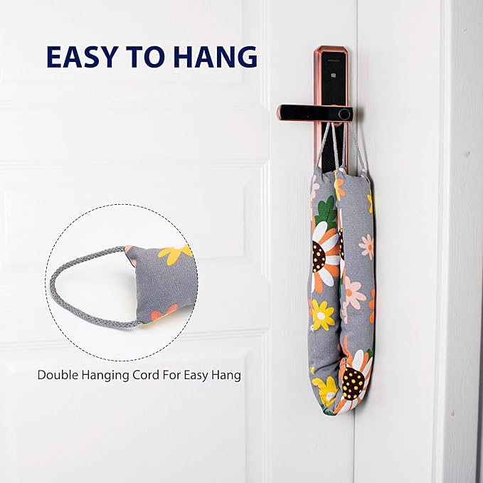 2 Pack 60 Inch 4 Inch Wide Under Door Blocker Door Draft Stopper - Image 4