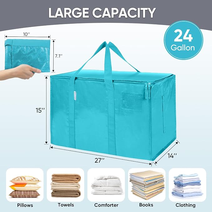 TICONN 2 Pack Extra Large Moving Bags Heavy Duty - Image 5