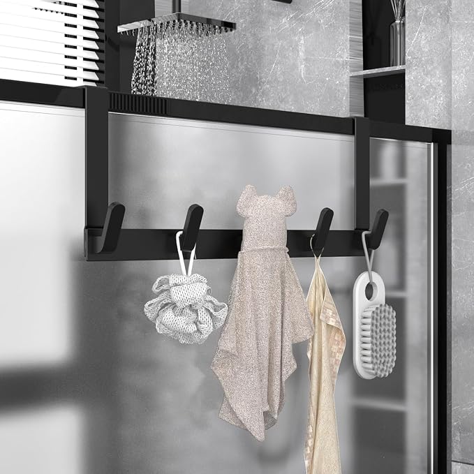 Over The Door Hooks Hanger, Heavy Duty Rack - Image 4