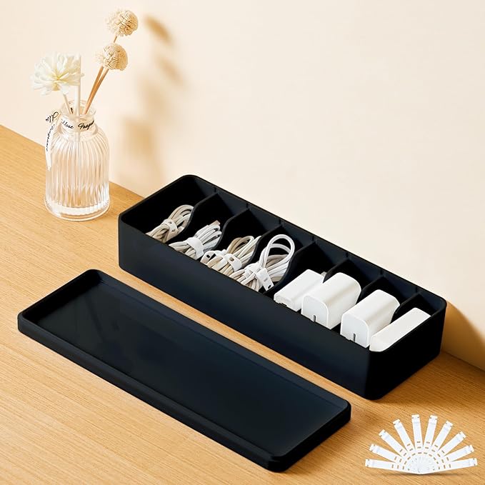 Tatuo 1-Pack Cord Organizer Box by Tatuo