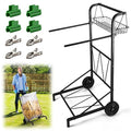 CAROD Upgraded Trash Bag Holder Cart by CAROD