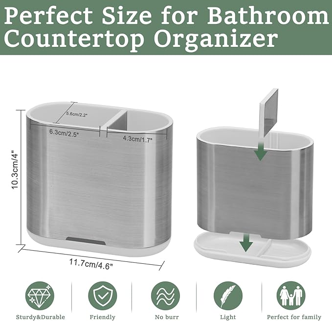 Toothbrush Holders Toothpaste Organizer - Image 4
