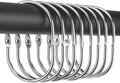 24 Pcs Shower Curtain Rings, Shower Curtain Hooks, Oval Snap Shower Rings by Goowin