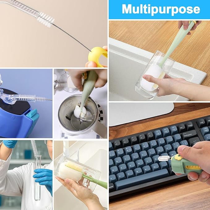 5 in 1 Bottle Cleaning Brush Set, Cleaning Tool Kit - Image 6