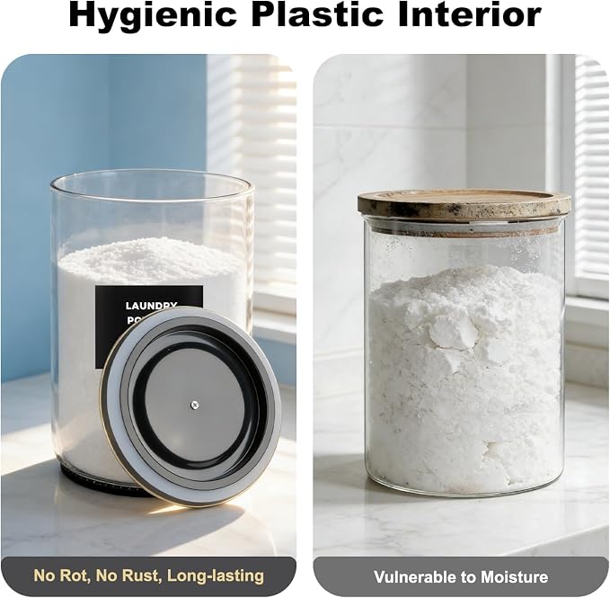 2 Pack 1 Gallon Glass Laundry Detergent Dispenser - Image 6