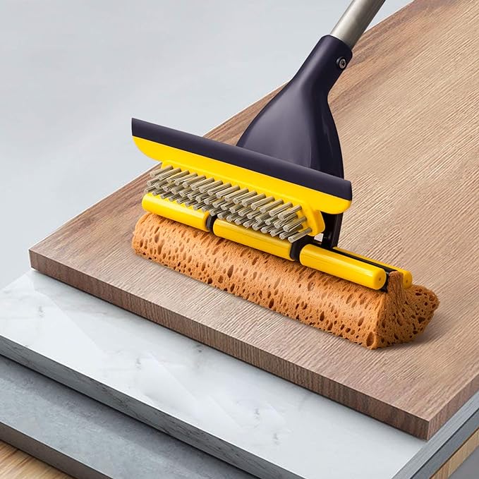 Yocada Sponge Mop Home Commercial Use Tile Floor Bathroom Garage Cleaning - Image 7