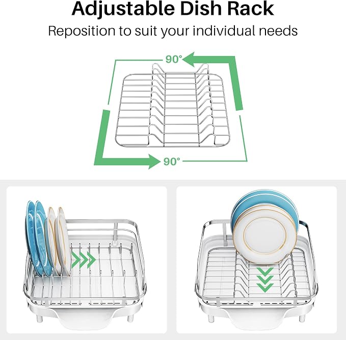 SNTD Expandable Dish Drying Rack - Image 6