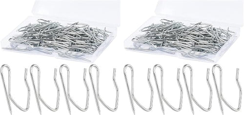1.2 Inches Curtain Hooks, Sopito 58pcs Metal Drapery Pin and Hook by Sopito