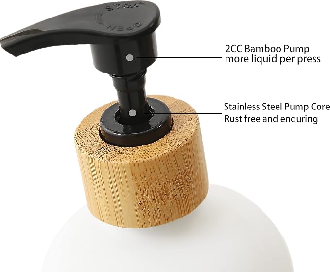 Dish Soap Dispenser for Kitchen, Glass Hand Soap Dispenser, Modern Farmhouse - Image 7
