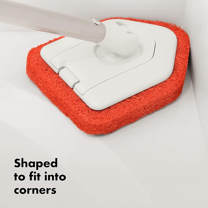 OXO Good Grips Extendable Shower, Tub and Tile Scrubber – 42 in, Versatile - Image 5