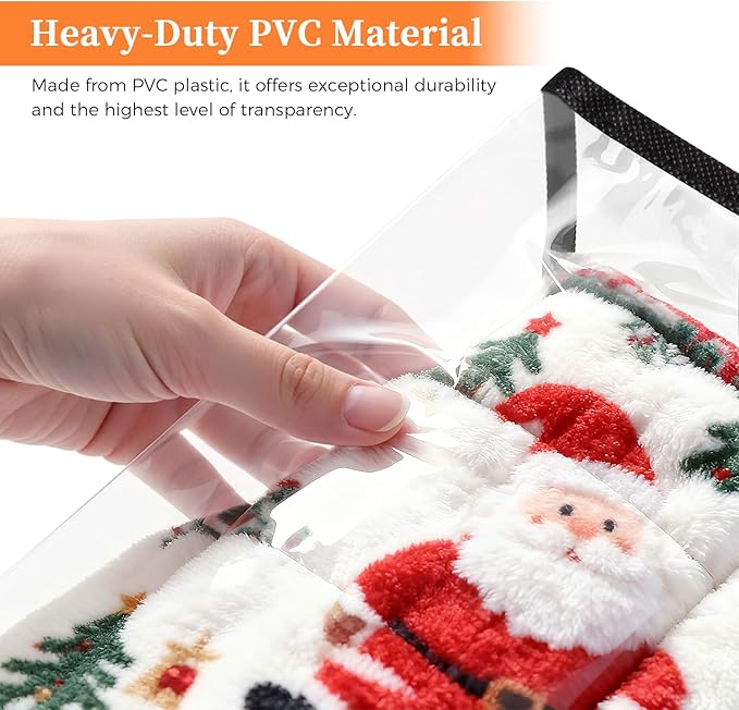SpaceTrove Clear Storage Bags, foldable waterproof moving bags store comforters - Image 2