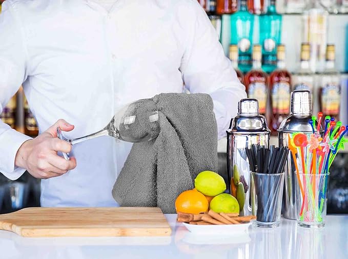 Utopia Towels Kitchen Bar Mops, 16x19 in, 100% Cotton, Machine Washable - Image 4