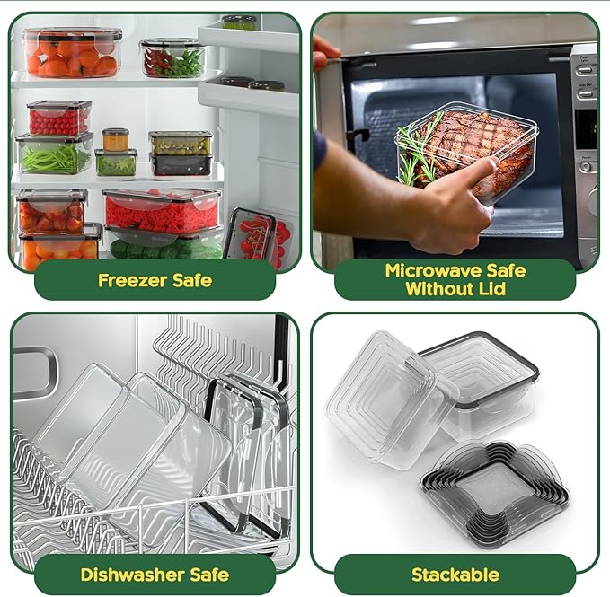 RockBerry 66 Pcs Food Storage Containers - Image 4