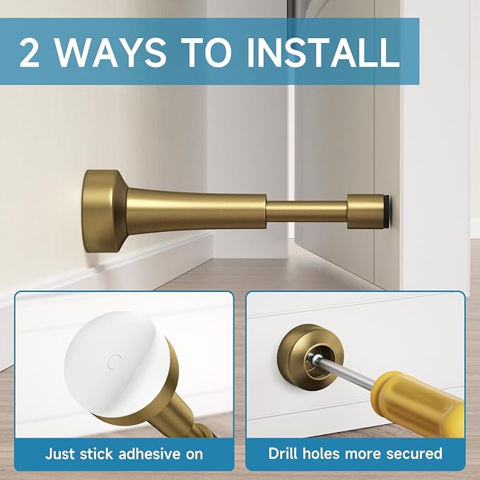 Spring Door Stoppers for Wall - Image 5