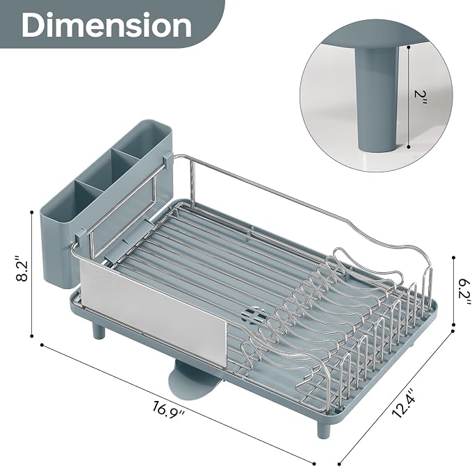 Urackify Dish Drying Rack - Image 2