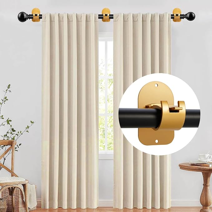 No Drill Curtain Rod Holder Hangers - Image 3