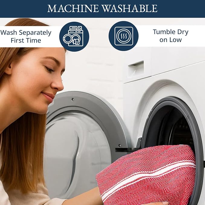 LANE LINEN Dish Drying Towels 100% Cotton Absorbent Lint-Free 6 Pack - Image 5