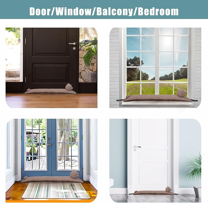 Under Door Draft Stopper Decorative Wind Stopper 48 inch - Image 6